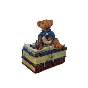 Teddy Bear Handcrafted Trinket Box